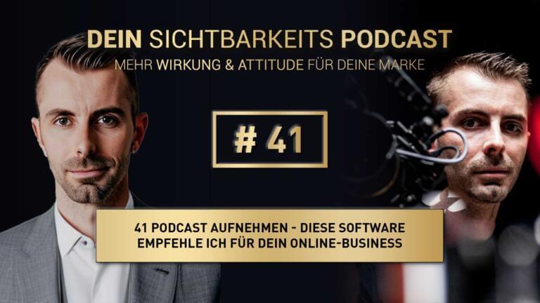 41 Podcast aufnehmen - Diese Software empfehle ich für dein Online-Business